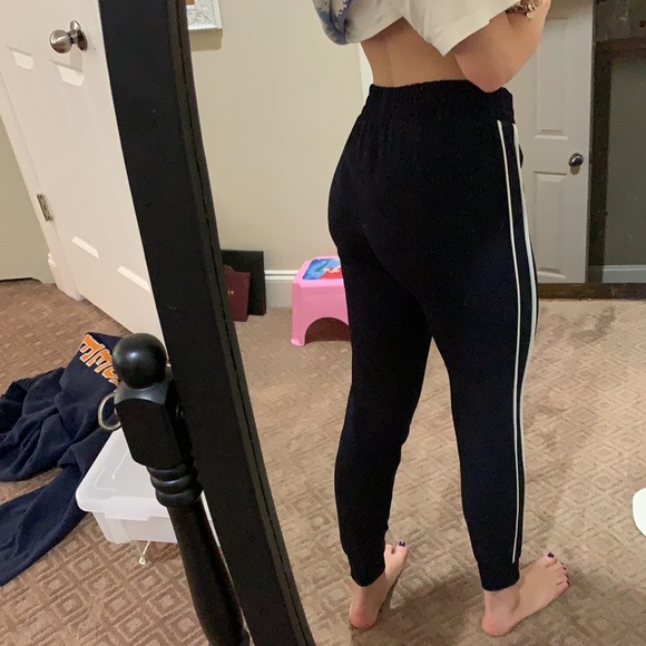 navy blue track pants - Picture 2 of 2